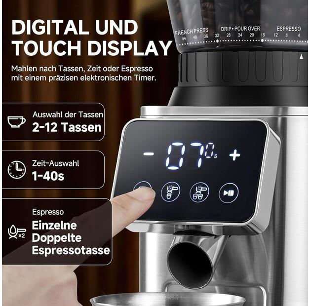 Кофемолка Amzchef (CG209-SV-14)