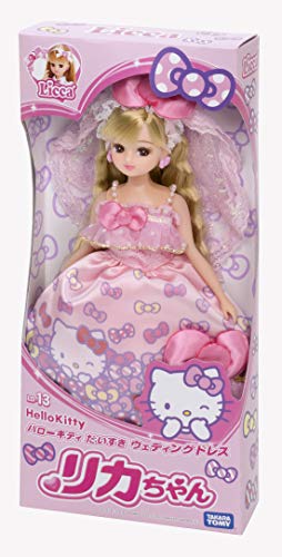 Licca-chan Doll LD-13 Hello Kitty Love Wedding Dress Licca-chan