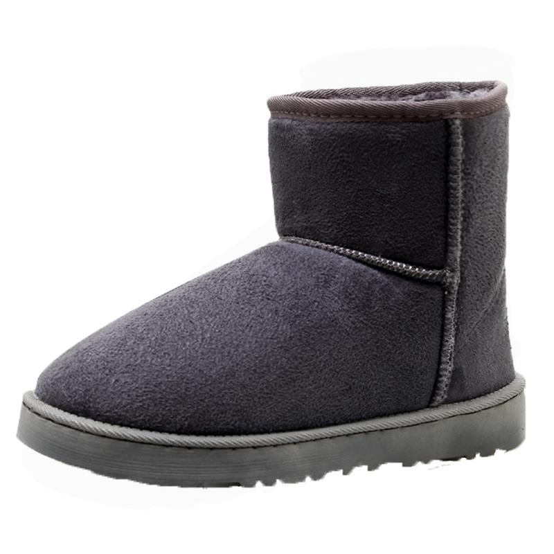 Hoge Winter Schoenen voor Mannen, Warm Katoen met Fleece Voering, Camouflage Werklaarzen, Buiten Sneeuwschoenen, Casual Schoenen voor Volwassenen uit het Noordoosten 43 black