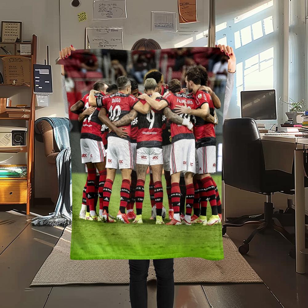 Flamengo Sports Club,pattern Flannel Blanket, High Quality Comfortable for All Seasons, Home Decor, Warmth and Comfort, Perfect for Gifts.