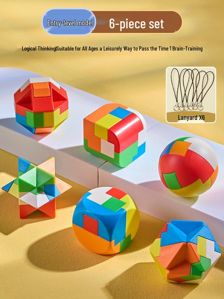 Luban Kongming Lock Set: Educational Puzzle Blocks for Kids Ages 8-12