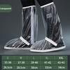 1Pair New 42cm Tall Durable Waterproof Shoe Protector Rain Boots High Tube Shoe Cover Thick Non-slip Outdoor Shoe Cover
