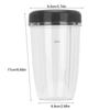 Replacement Cup Lid for NutriBullet 900W Blender, Easy to Clean, Large Capacity, Easy to Clean, for 24 oz Medium Cups