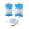 50/100 Pcs/Bag Flat Dental Floss Disposable Double Head Floss Family Pack Oral Hygiene Care Tooth Cleaning Interdental Brush