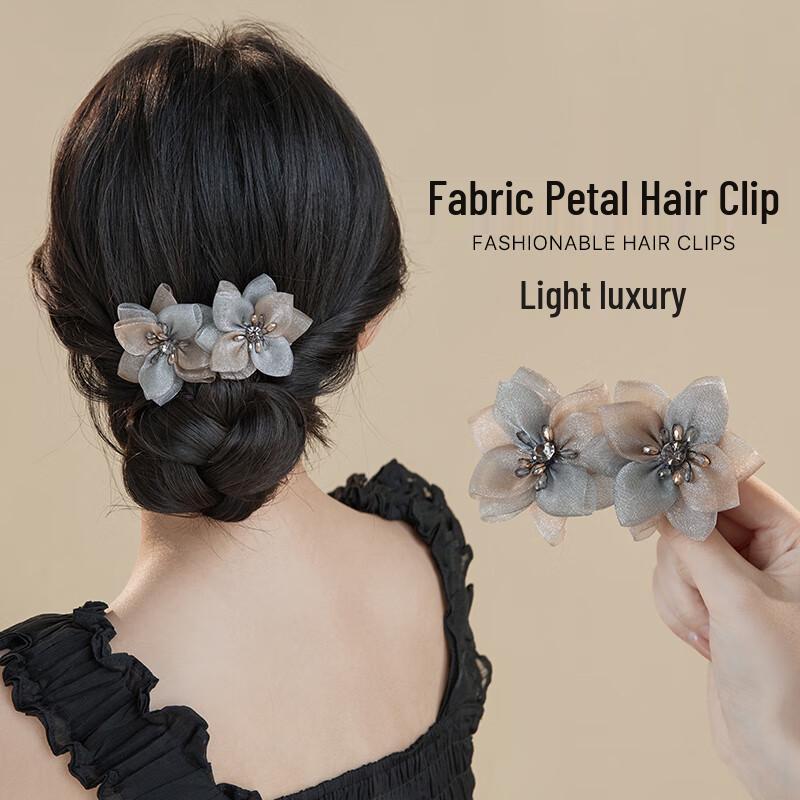 CHIMERA Elegant Fabric Hair Clip Barrette One Size