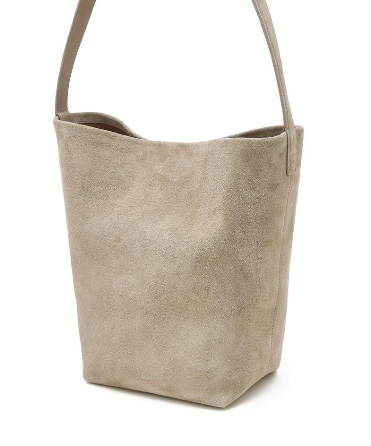Athe Vanessabruno [Panier] Beige Suede Panier Bucket Bag L Aaba5F202I3