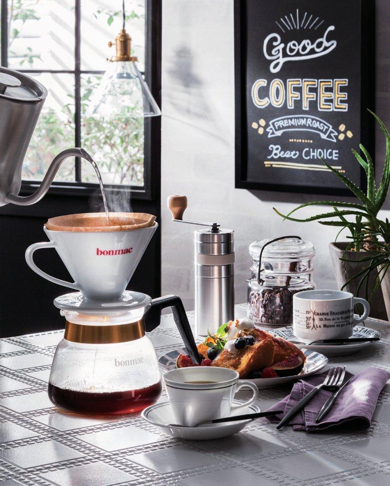 Bonmac Pro Drip Coffee Pot, 750ml, Silver, #897183