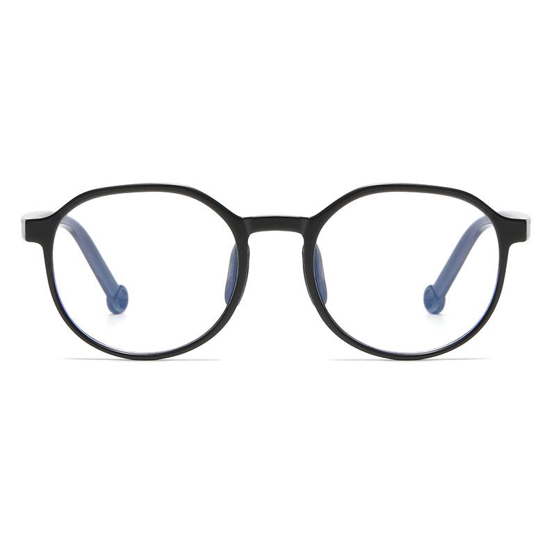 7340 Round Frame Children'S Literary Glasses Frame 2025 New Boys And Girls Pc Frame Anti-Blue Flat Glasses
