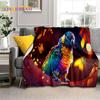Cute Dream Birds Parrot Peacock Cartoon Soft Flannel Blankets,Throw Blanket Comfortable Blanket for Picnic Beds Home Bedroom Kid