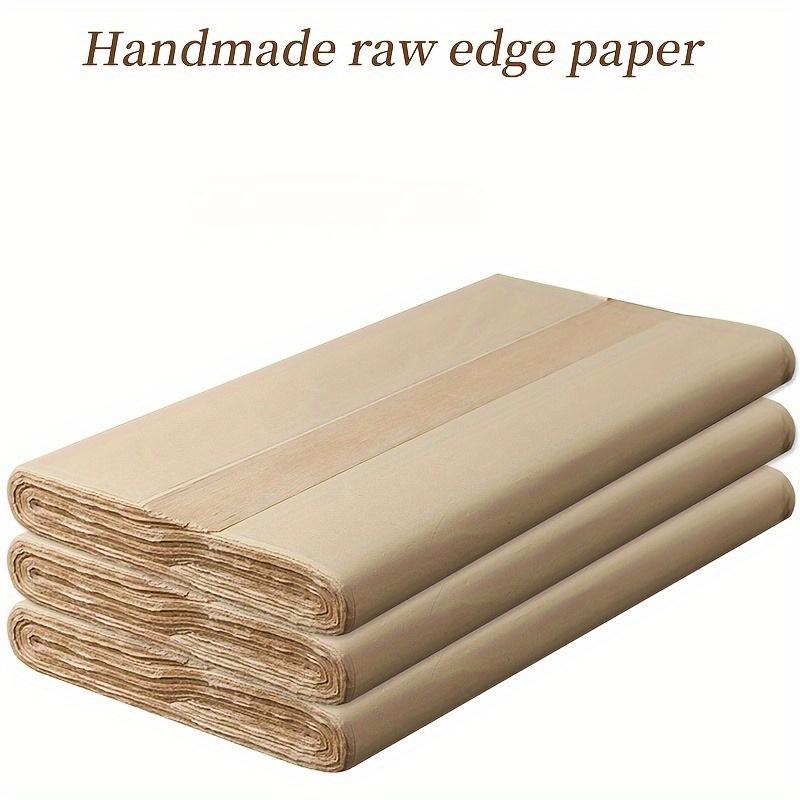 Antique Uncompartmentalized Burlap Paper Brush Character Practice Paper