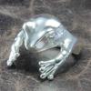 Exaggerated Frog Ring Funny Little Frog Ring