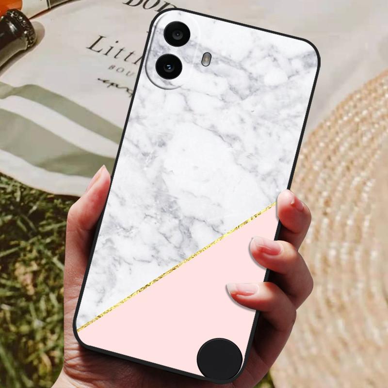 For Nothing CMF Phone 1 Case Luxury Silicone TPU Soft Phone Cover for Nothing CMF Phone 1 Phone1 Shockproof Funda Shell Cute Cat