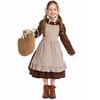 Bambini Vestiti Poveri Cosplay Cenerentola Costumi da Cameriera Villaggio Agricolo Coloniale Ragazza Pioniere Vestito della Prateria