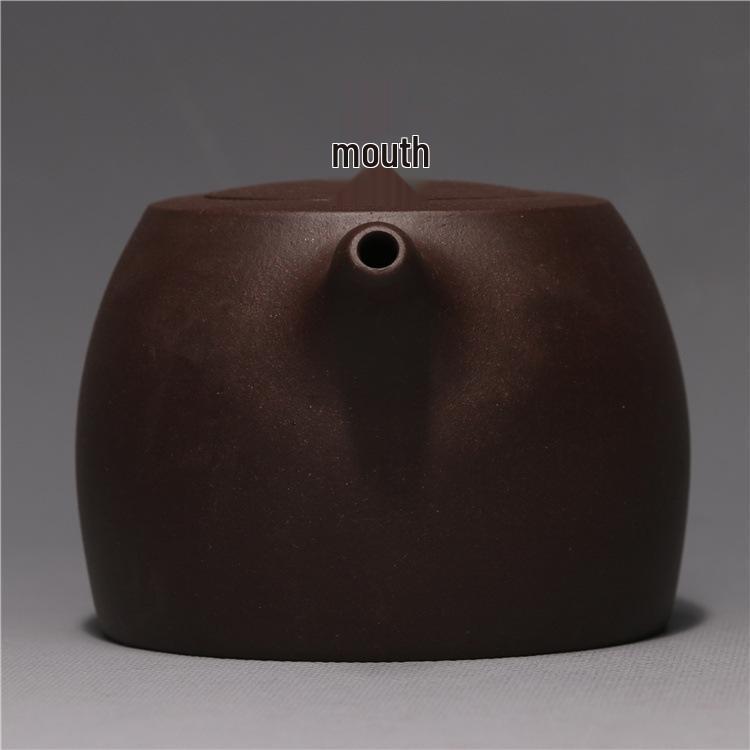 Yixing Zisha Purple Clay Teapot - Well Rail Design, 360ml