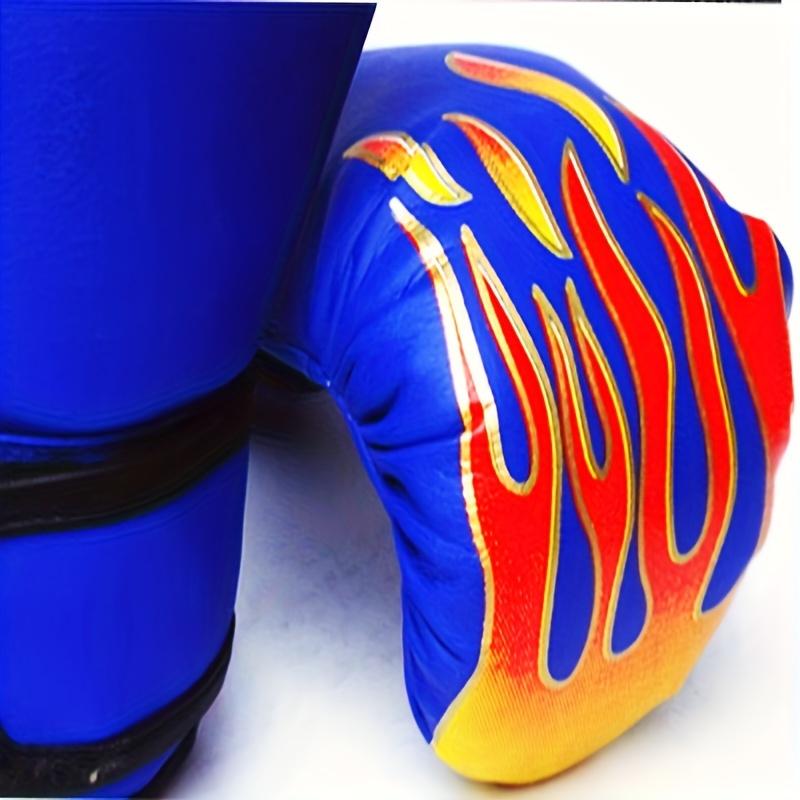 [Flame Kids Boxing Gloves] Flame Kids Boxing Gloves | For Punching Bag Kickboxing Thai Mitts MMA Training Sparring | Halloween Christmas Gift