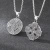 Vintage Nordic Cross Celtic Knot Charm Ornament, Viking Warrior Sword Shield Stainless Steel Men'S Pendant