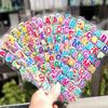 6/12pcs 3D Bubble Stickers Cartoon Numbers and Letters Various Styles Reusable Children Sticker Toys Birthday Gift for Boys TMZ