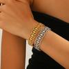 Romantic Retro Hollow Lace Stainless Steel Open Bangle - Elegant Flower Design for Women’s Jewelry