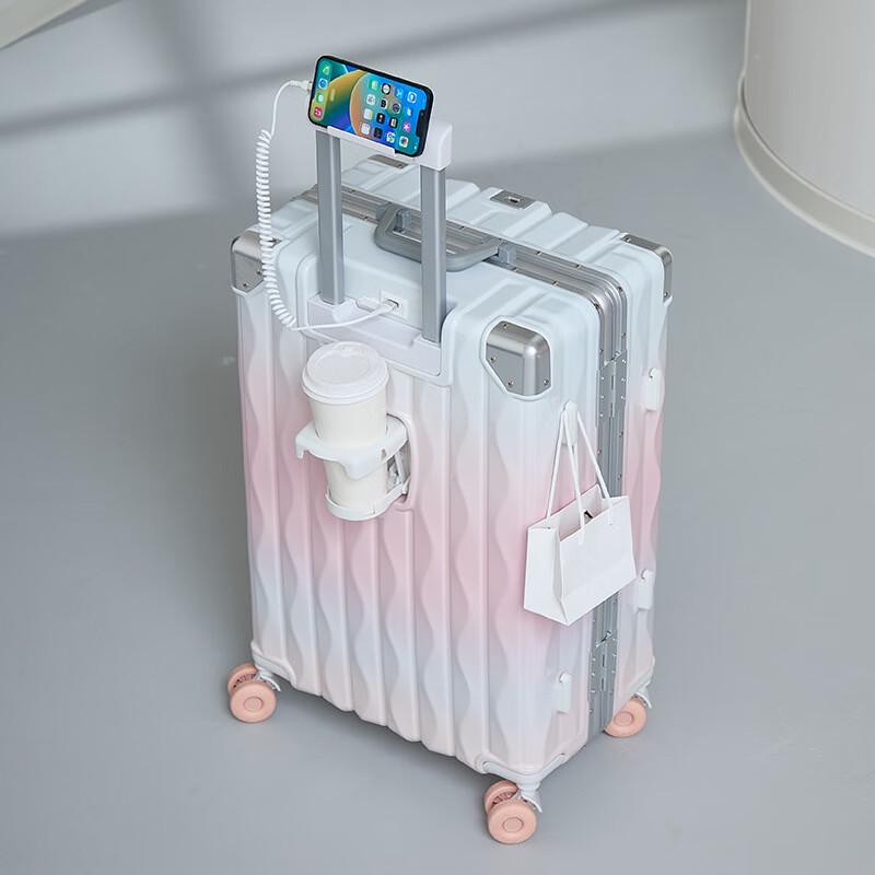 OEING Aluminum Frame Suitcase 24 inch