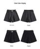 Plus Size Women's High Waist A-Line Woolen Shorts - Autumn & Winter, Loose Wide Leg, Bootcut, Slimming Fit