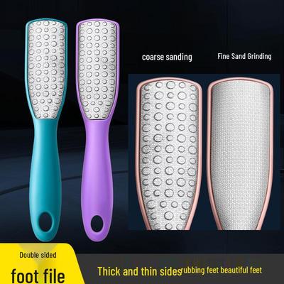Raspa per Piedi a Doppia Faccia: Rimuovi Pelle Morta e Calli con Facilità - Lima per Pedicure & Raspa per Talloni.