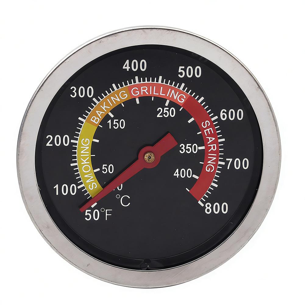 JX-8K-1 Oven Thermometer Stainless Steel Bimetallic BBQ Grill Thermometer for Pizza Oven and High-Temperature Cooking Appliances