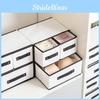 Fabric Underwear Storage Box With Compartments For Bedroom And Wardrobe