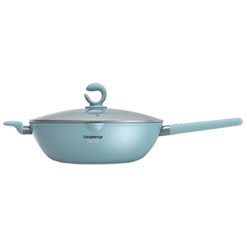 Zhang Xiao Quan Fish Pattern Non-stick Wok