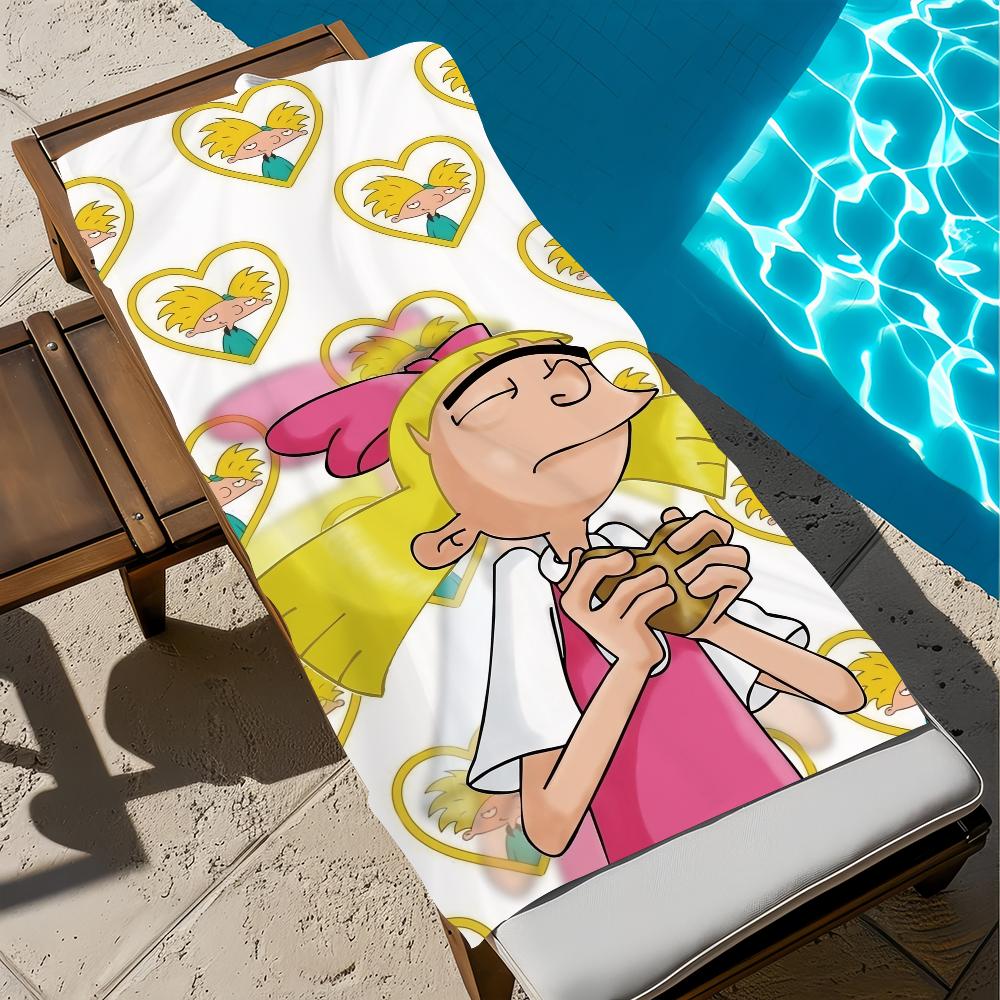 H-hey Cute Cartoon A-arnold Towel Beach Quick Dry Soft Pool Towels Gift for Travel Gym Shower Camping Sports