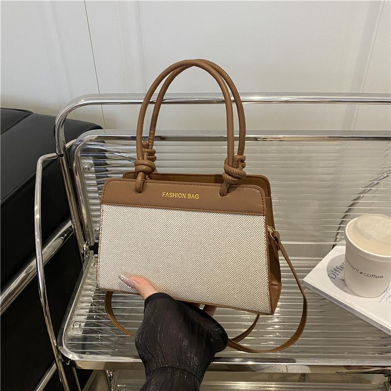 Korean Version of the Ladies Commuter Handbag - Large Capacity Retro Soft Durable Crossbody Bag Casual Fashion Chic Senior Sense of Bag