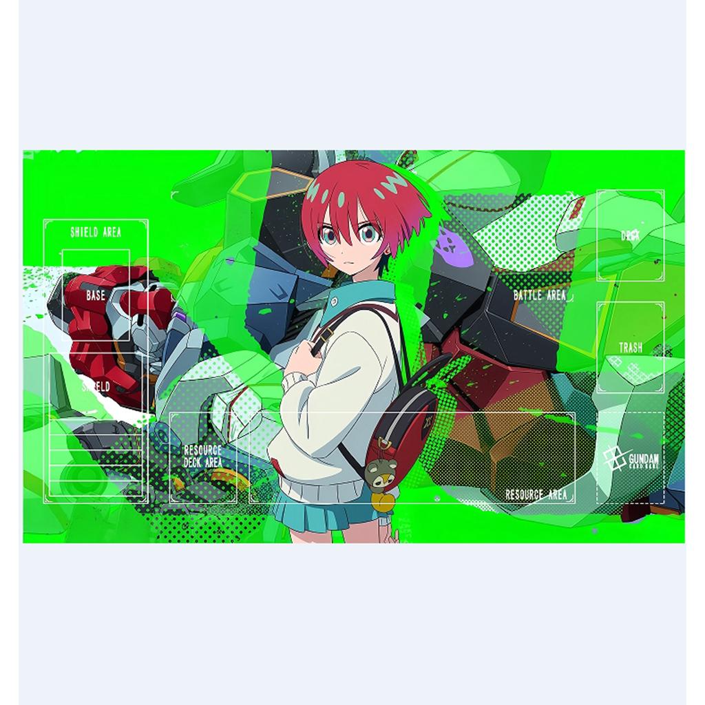 Gundam Playmat Self Made The Witch From Mercury Rubber Anti-slip GCG Battle Card Mat Anime Gift