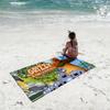 Cartoon G-Grizzy and the L-Lemmings Towel Shower Sauna Travel Spa Quick Dry Gym Accessories Soft Large Beach Towels