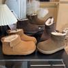Damen Weich Elastisch Dicke Sohle Winter Warm Kalt Gepolstert Schneestiefel Rutschfest Tragen Outdoor Freizeit Sport Seitenreißverschluss Baumwollstiefel