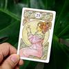 9*6cm Art Nouveau Lenormand Deck Oracle 36 Pcs Lenormand Cards In Perfect Art Nouveau Style