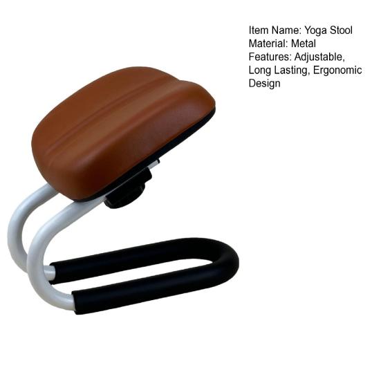 Yoga Stool Meditation Prayer Stool Height Adjustable Hip Support Ergonomic Metal Yoga