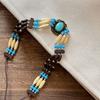 Waistband Bohemian Style Waist Chain PU Leather Weave Belt Elegant Ethnic Style Belt  Dancing
