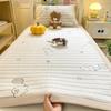 Ice Silk Cooling Mat Set - Jacquard, Machine Washable, Foldable, 3-Piece for Summer