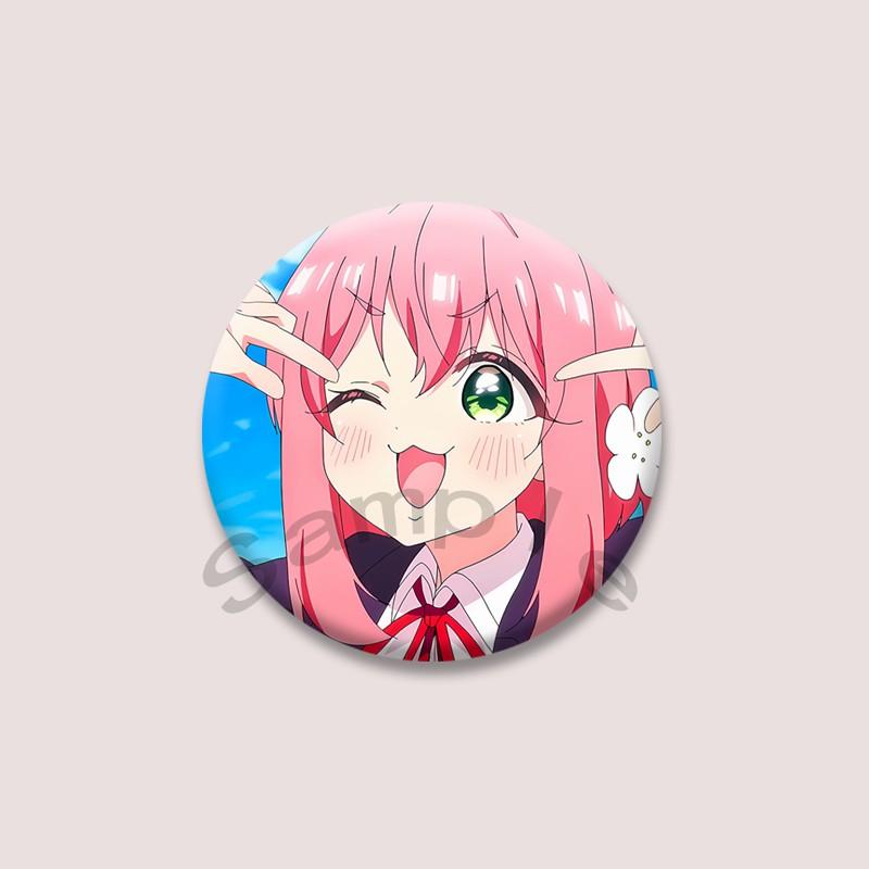 The 100 Girlfriends Who Really Love You Anime Brooches Cartoon Figure Nano Eiai Karane Inda Badges Bag Hat Clothes Button Pins