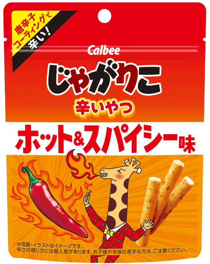 

Calbee Jagariko Spicy Hot со вкусом пряностей 38 г и