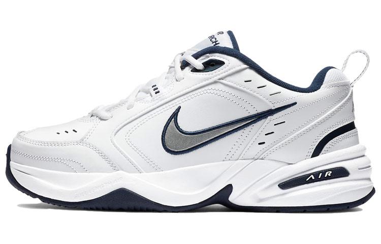 

Nike Air Monarch Iv White Navy 415445-102 40.5