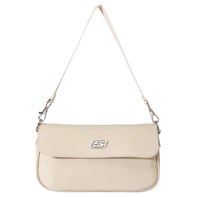 

Skechers Fashion Simple Magnetic Buckle Closure Fabric Crossbody Shoulder Bag Unisex Bags Cotton-Candy-White L223U122-0074 Marshmallow White