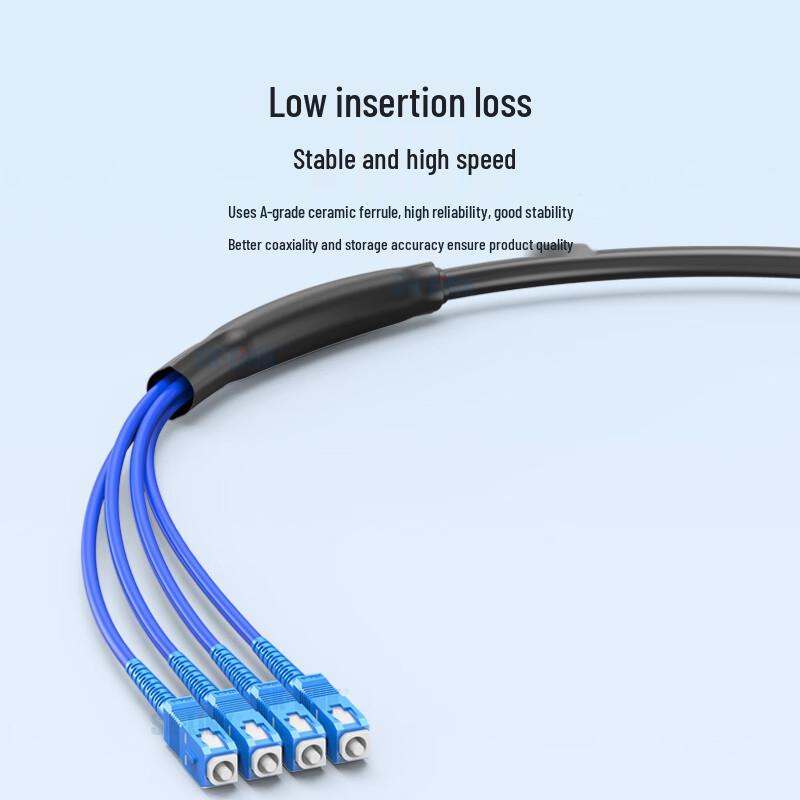 SK-LINK Outdoor Single-Mode Armored Fiber Optic Patch Cable
