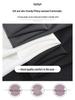 2026 Spring/Summer Women's High-Waisted Wide-Leg White Pants - Casual, Slimming, Lazy Style