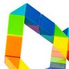 72 Klocki Puzzle Twist Zabawki Plastik ABS Edukacyjny Twist Wąż Kostka dla Dzieci