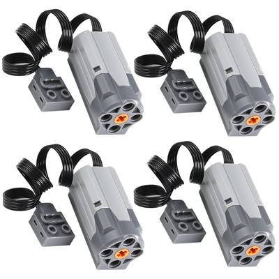 Cobers 4 Piece Power Function M Motor Set Compatible with Major Brand Technic Parts Building Blocks
