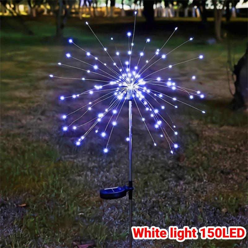 Solar Firework Light 90/120/150 LED Lights Outdoor Firework Solar Garden Decorative Lights Waterproof