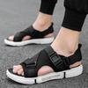 Fashion Summer Outdoor Breathable Comfort Slip on Open Shoes Casual Men Outdoor Sport Flat Sandals Shoes Soft Bottom Beach 2025