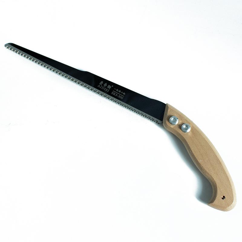 Easy Tool Wood Handle Pruning Saw for Fruit Trees - SK5 Blade