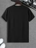T-shirt Casual da Uomo Girocollo con Unico Motivo Teschio di Coniglio - la Scelta Perfetta per l'Estate