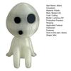Glow-in-the-dark Aliens Figurine Luminous Miniature Aliens Statue Halloween Home Office Desktop Decoration Ornament